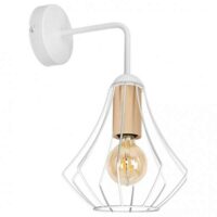Бра IMEX MD.9053-1-W-WH+WOOD 1хЕ27