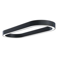 Светильник SMD-Line-0 Овал 115W 50х70х1500х600mm черный 4000К RAL9005