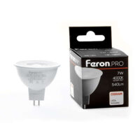 Лампа Feron-OSRAM LED MR16 7W 4000K GU5.3 38186 с линзой