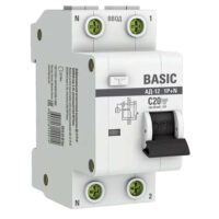 Диф-автомат EKF АД-12 20А 2П  Basic DA12-20-30-bas
