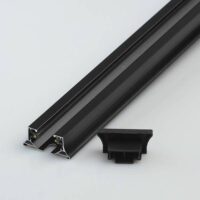 Шинопровод (трек) черный 2м JazzWay 5010710