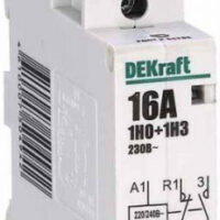 Контактор DeKraft МК-103 16А НО+НЗ 230В 18051DEK