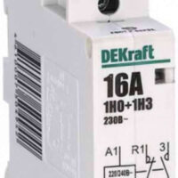 Контактор DeKraft МК-103 25А 1НО+1НЗ 230В 18065DEK