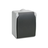 Розетка IEK 1-я с з/к ФОРС IP54 ERS12-K03-16-54-DC