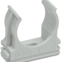 Держатель 25мм серый IEK CTA10D-CF25-K41-100