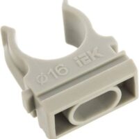 Держатель 16мм серый IEK CTA10D-CF16-K41-100