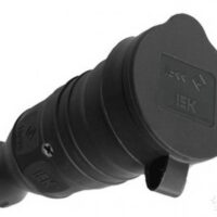 Розетка 1-я с з/к переносная каучук EKF RPS-012-16-230-44